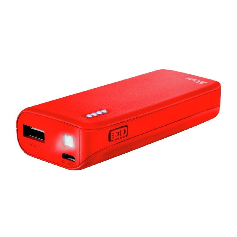 TRUST POWERBANK TRUST PRIMO POWERBANK 10.000 SUM-RED